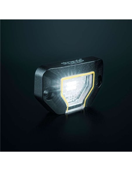 Luz de trabajo LED UNITY ROCK blanco, para superficies planas o curvas, 7,8W 780Lm alcance 17m, IP69K