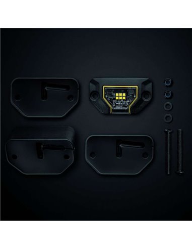 Luz de trabalho LED UNITY ROCK, branca, para superfícies planas ou curvas, 7,8 W 780 Lm, alcance de 17 m, IP69K