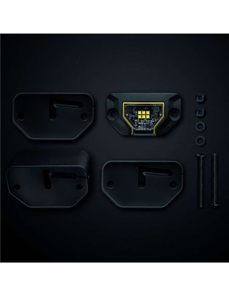 Luz de trabajo LED UNITY ROCK blanco, para superficies planas o curvas, 7,8W 780Lm alcance 17m, IP69K