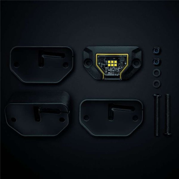 Luz de trabalho LED UNITY ROCK, branca, para superfícies planas ou curvas, 7,8 W 780 Lm, alcance de 17 m, IP69K