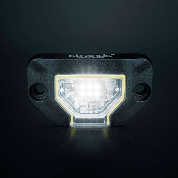 Luz de trabajo LED UNITY ROCK blanco, para superficies planas o curvas, 7,8W 780Lm alcance 17m, IP69K