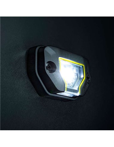 Luz de trabajo LED UNITY ROCK blanco, para superficies planas o curvas, 7,8W 780Lm alcance 17m, IP69K