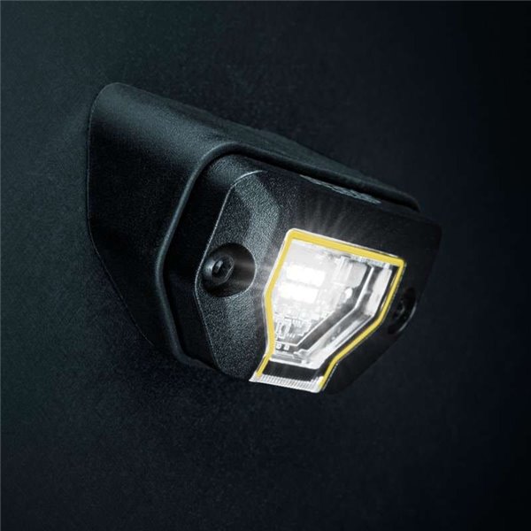 Luz de trabajo LED UNITY ROCK blanco, para superficies planas o curvas, 7,8W 780Lm alcance 17m, IP69K