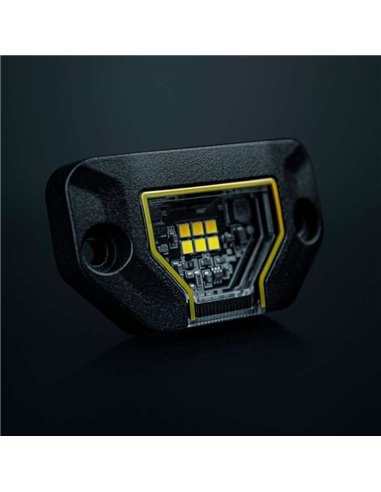 Luz de trabajo LED UNITY ROCK blanco, para superficies planas o curvas, 7,8W 780Lm alcance 17m, IP69K