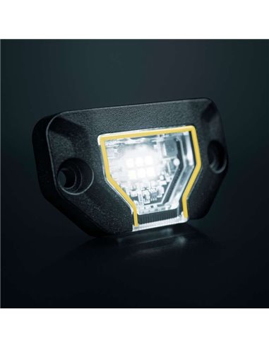 Luz de trabajo LED UNITY ROCK blanco, para superficies planas o curvas, 7,8W 780Lm alcance 17m, IP69K