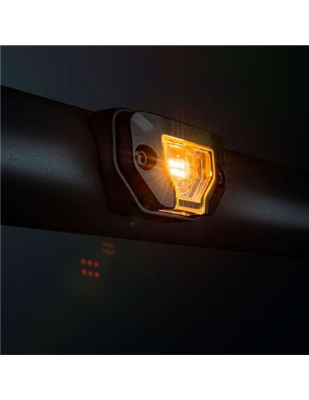 Luz de trabajo LED UNITY ROCK ámbar, para superficies planas o curvas, 5,2W 340Lm, IP69K
