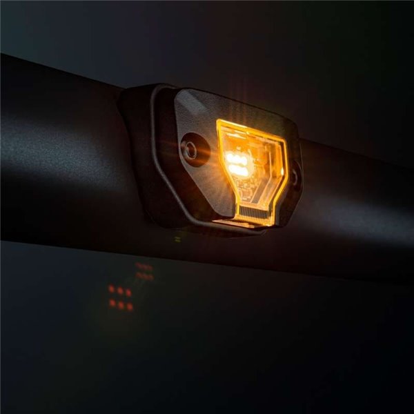 Luz de trabajo LED UNITY ROCK ámbar, para superficies planas o curvas, 5,2W 340Lm, IP69K