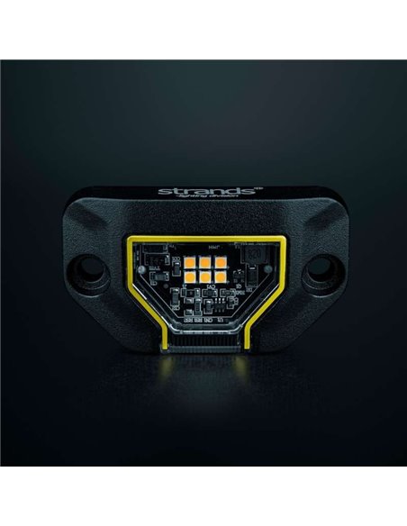 Luz de trabajo LED UNITY ROCK ámbar, para superficies planas o curvas, 5,2W 340Lm, IP69K