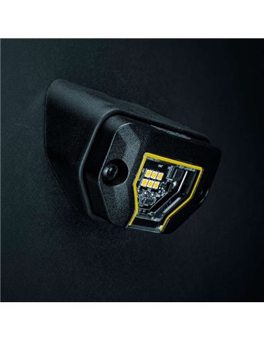 Luz de trabalho LED âmbar UNITY ROCK, para superfícies planas ou curvas, 5,2 W, 340 lm, IP69K