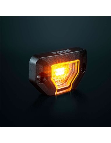 Luz de trabajo LED UNITY ROCK ámbar, para superficies planas o curvas, 5,2W 340Lm, IP69K