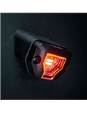 Luz de trabajo LED UNITY ROCK rojo, para superficies planas o curvas, 5W 200Lm, IP69K