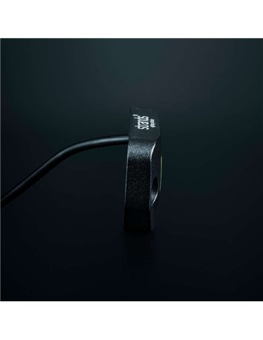 Luz de trabajo LED UNITY ROCK rojo, para superficies planas o curvas, 5W 200Lm, IP69K