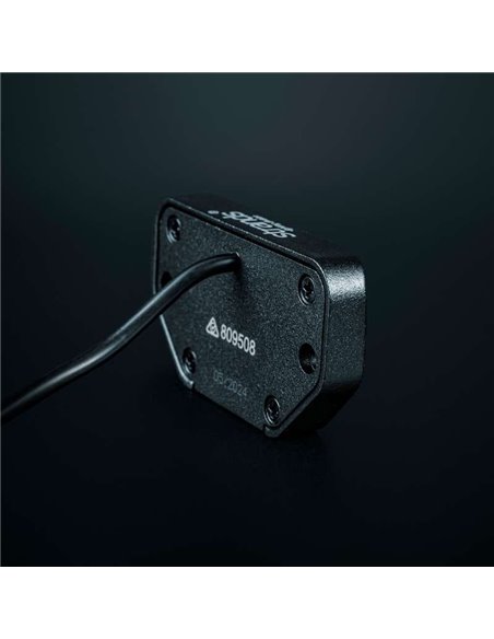 Luz de trabajo LED UNITY ROCK rojo, para superficies planas o curvas, 5W 200Lm, IP69K