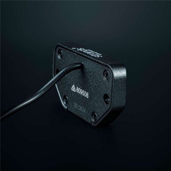 Luz de trabajo LED UNITY ROCK rojo, para superficies planas o curvas, 5W 200Lm, IP69K