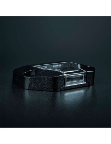 Luz de trabalho LED UNITY ROCK, vermelha, para superfícies planas ou curvas, 5W 200Lm, IP69K