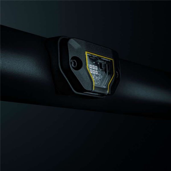 Luz de trabalho LED UNITY ROCK, vermelha, para superfícies planas ou curvas, 5W 200Lm, IP69K