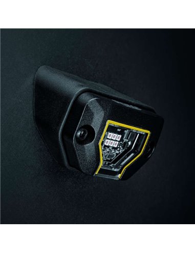 Luz de trabajo LED UNITY ROCK rojo, para superficies planas o curvas, 5W 200Lm, IP69K