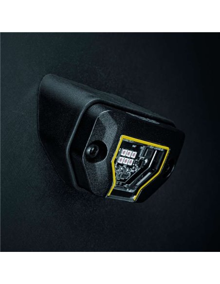 Luz de trabajo LED UNITY ROCK rojo, para superficies planas o curvas, 5W 200Lm, IP69K