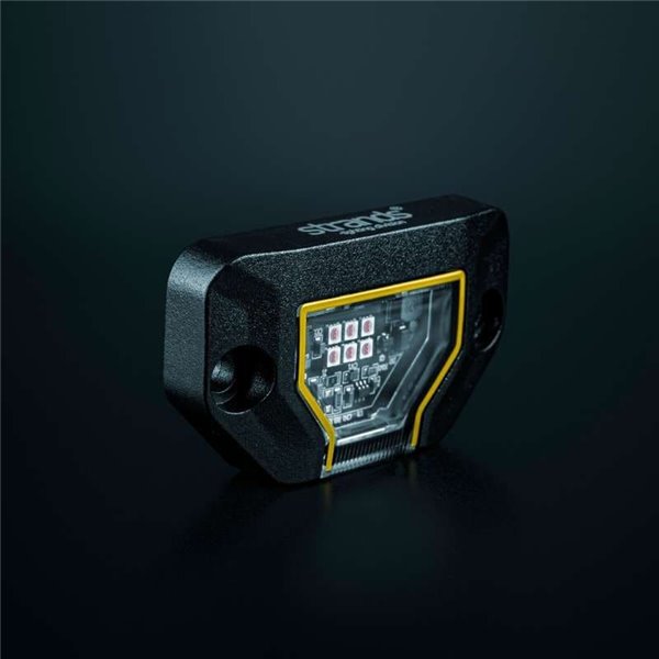 Luz de trabajo LED UNITY ROCK rojo, para superficies planas o curvas, 5W 200Lm, IP69K
