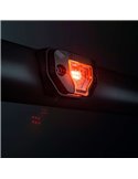 Luz de trabajo LED UNITY ROCK rojo, para superficies planas o curvas, 5W 200Lm, IP69K