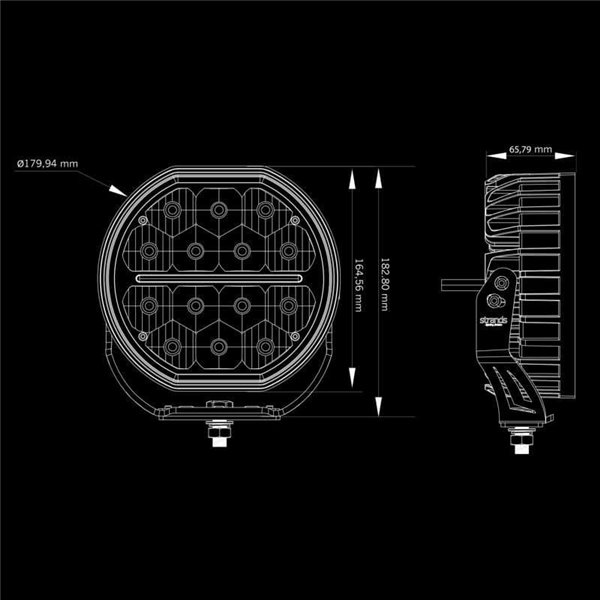 Faro delantero LED BIG ENERGY 7", luces altas, 60W 5600Lm, alcance 465m, R148, R149