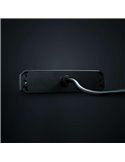 Luz LED de posición ámbar DARK KNIGHT SM6, con lente super oscura, R91, 3,3W 120x8x28mm