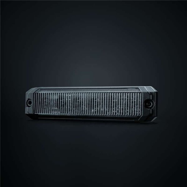 Luz de posição LED vermelha DARK KNIGHT SM6, com lente super escura, 3,3 W 120 x 8 x 28 mm, R148