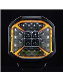 Faro de carretera LED SIBERIA X DRIVING LIGHT 7", modo Xperience, ámbar y blanca, 130W 1640/7430Lm, alcance 308/620m, R148, R149