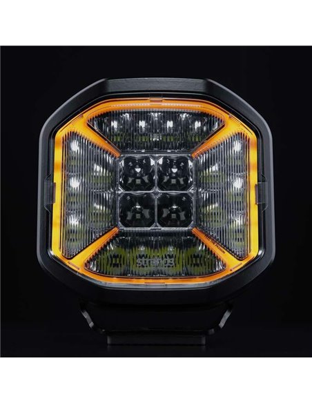 Faro de carretera LED SIBERIA X DRIVING LIGHT 7", modo Xperience, ámbar y blanca, 130W 1640/7430Lm, alcance 308/620m, R148, R149