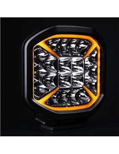 Phare de route à LED SIBERIA X DRIVING LIGHT 7", mode Xperience, ambre et blanc, 130 W, 1 640/7 430 lm, portée 308/620 m, R148,  2