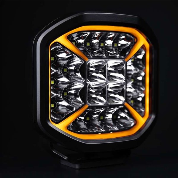 SIBERIA X DRIVING LIGHT Farol alto de LED de 7", modo Xperience, âmbar e branco, 130 W 1640/7430 Lm, alcance 308/620 m, R148, R1