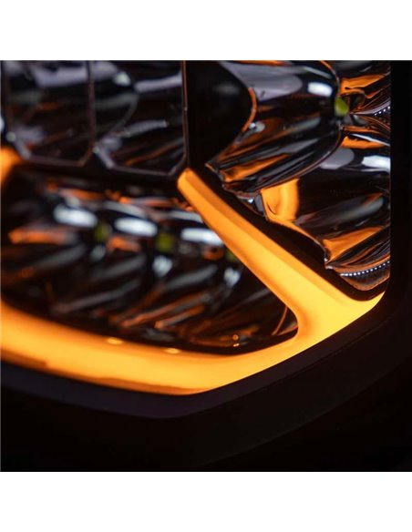 Faro de carretera LED SIBERIA X DRIVING LIGHT 7", modo Xperience, ámbar y blanca, 130W 1640/7430Lm, alcance 308/620m, R148, R149
