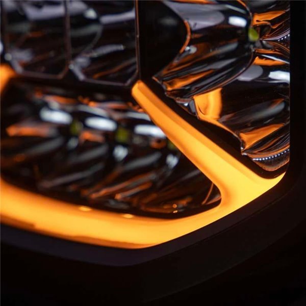 Phare de route à LED SIBERIA X DRIVING LIGHT 7", mode Xperience, ambre et blanc, 130 W, 1 640/7 430 lm, portée 308/620 m, R148, 