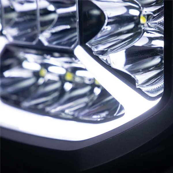 Faro de carretera LED SIBERIA X DRIVING LIGHT 7", modo Xperience, ámbar y blanca, 130W 1640/7430Lm, alcance 308/620m, R148, R149