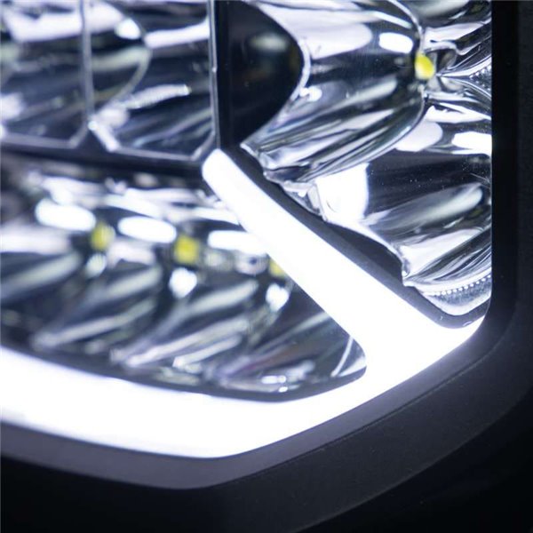 Faro de carretera LED SIBERIA X DRIVING LIGHT 9", modo Xperience, ámbar y blanca, 190W 1430/13350Lm, alcance 319/881m, R148, R14