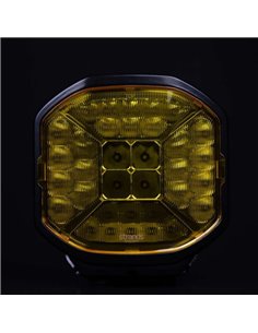Faro de carretera LED SIBERIA X DRIVING LIGHT 9", modo Xperience, ámbar y blanca, 190W 1430/13350Lm, alcance 319/881m, R148, R14 2