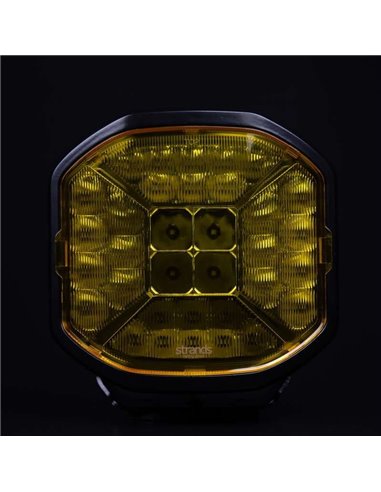 Faro de carretera LED SIBERIA X DRIVING LIGHT 9", modo Xperience, ámbar y blanca, 190W 1430/13350Lm, alcance 319/881m, R148, R14