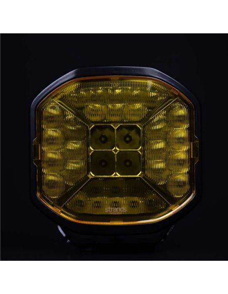 Faro de carretera LED SIBERIA X DRIVING LIGHT 9", modo Xperience, ámbar y blanca, 190W 1430/13350Lm, alcance 319/881m, R148, R14