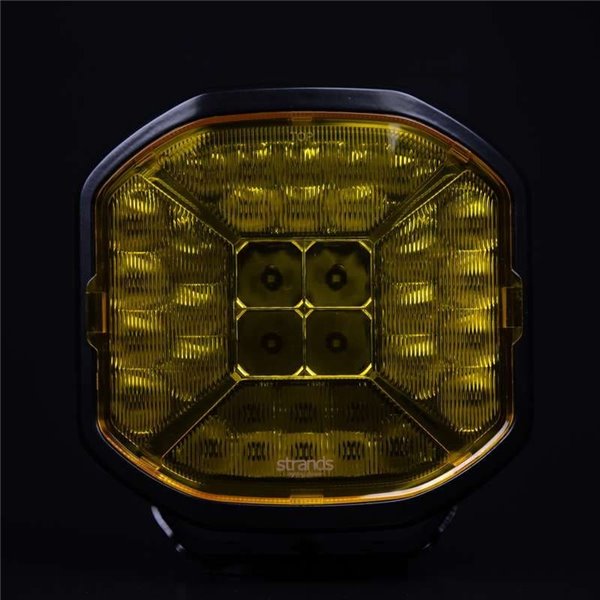 Faro de carretera LED SIBERIA X DRIVING LIGHT 9", modo Xperience, ámbar y blanca, 190W 1430/13350Lm, alcance 319/881m, R148, R14