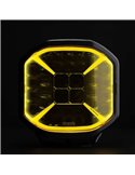 Faro de carretera LED SIBERIA X DRIVING LIGHT 9", modo Xperience, ámbar y blanca, 190W 1430/13350Lm, alcance 319/881m, R148, R14