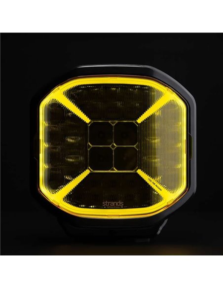 Phare de route à LED SIBERIA X DRIVING LIGHT 9", mode Xperience, ambre et blanc, 190 W, 1 430/13 350 lm, portée 319/881 m, R148,