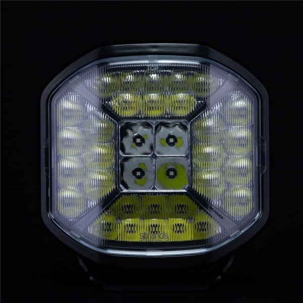 Faro de carretera LED SIBERIA X DRIVING LIGHT 9", modo Xperience, ámbar y blanca, 190W 1430/13350Lm, alcance 319/881m, R148, R14
