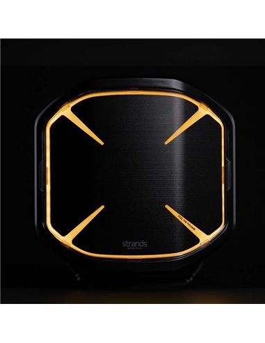 Faro de carretera LED SIBERIA X DRIVING LIGHT 9", modo Xperience, ámbar y blanca, 190W 1430/13350Lm, alcance 319/881m, R148, R14