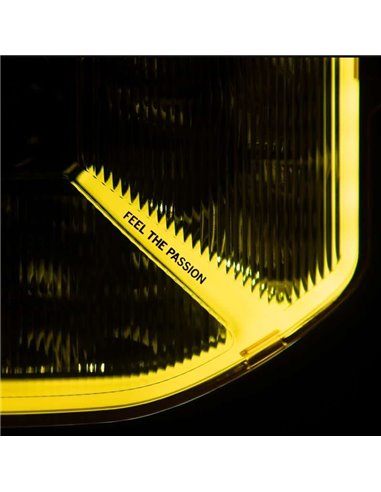 Phare de route à LED SIBERIA X DRIVING LIGHT 9", mode Xperience, ambre et blanc, 190 W, 1 430/13 350 lm, portée 319/881 m, R148,