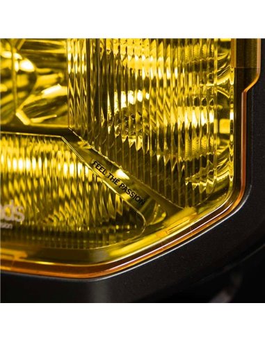 Cache lentille jaune pour personnalisation du phare SIBERIA X 7", augmente l'intensité lumineuse sur les côtés du véhicule