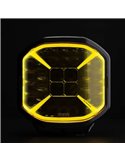 Cubierta de lente amarilla para personalizar faro de carretera SIBERIA X 7", aumenta la intensidad de luz en los laterales del v