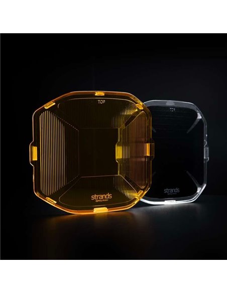Cubierta de lente amarilla para personalizar faro de carretera SIBERIA X 7", aumenta la intensidad de luz en los laterales del v