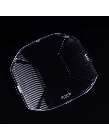 Tampa de lente transparente para personalização do farol alto SIBERIA X de 9", aumenta a potência nas laterais do veículo