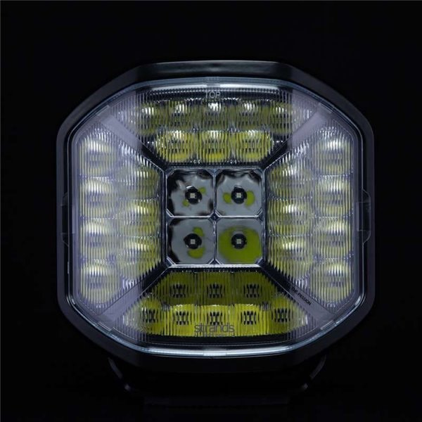 Cubierta de lente transparente para personalizar faro de carretera SIBERIA X 9", aumenta la potencia hacia los laterales del veh