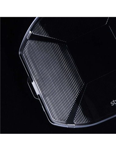 Cubierta de lente transparente para personalizar faro de carretera SIBERIA X 9", aumenta la potencia hacia los laterales del veh